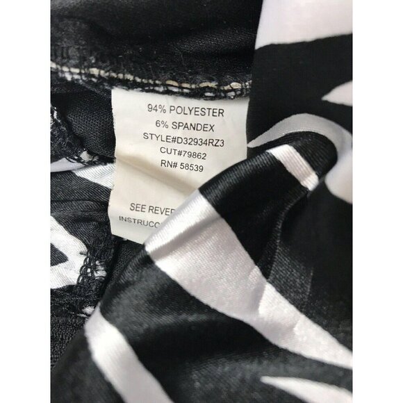 Speechless Juniors Dress Size 11 Black Zebra Print Bodycon Prom Formal Short - Picture 3 of 6